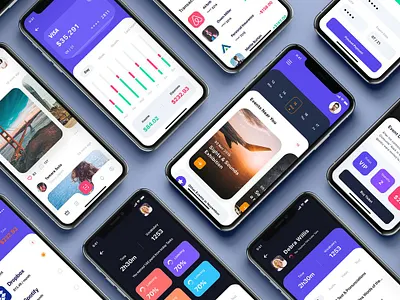 Neon - Multipurpose Card-based UI Kit 3d animation app branding design graphic design illustration ios logo motion graphics multipurpose neon ui ui design ux ux design vector web design web development website