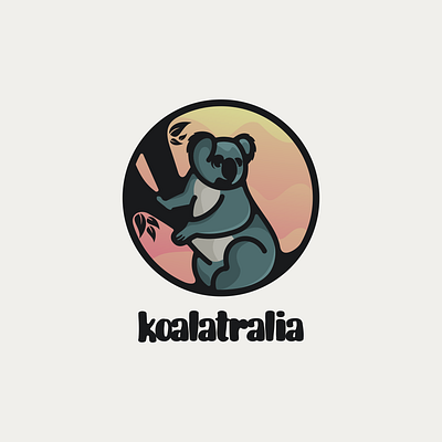 koala animation branding design flat illustration logo typography ui ux vector