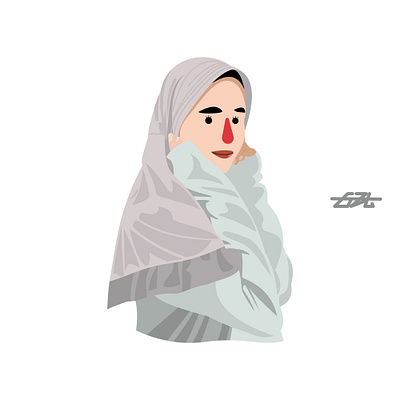 Indonesian hijab girl avatar berhijab character girl hijab illustration indonesian islam muslim remaja teeneger vector