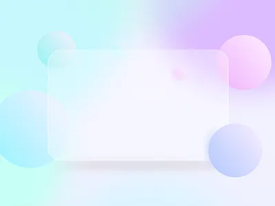 Glassmorphism Card - Free Figma File