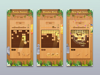 Wooden Block Blust 欢迎下载 app art design icon illustration ui ux