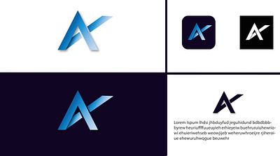 AK Branding branding design minimal