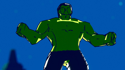 Hulk- Low poly + Comic Style 3d art cgi design illustration motion design motion graph