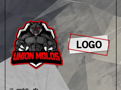 WOLF LOGO cartoon cartoon mascot cool logo design esport logo gaming logo illustration logo logo design logo designer logo maker mascot mascot logo streamer wolf wolf logo wolfs youtube channel youtuber