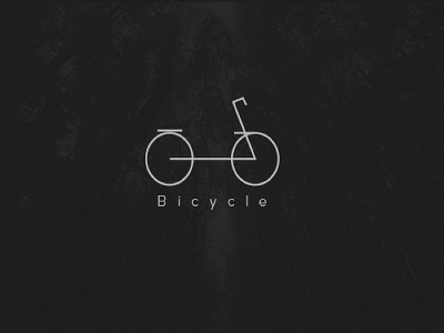 Bicycle design logo minimal modern logo