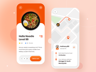 Food Delivery App app delivery design figma figma design food food app healthy food icon ui ui design uiux web design