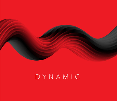 Dynamic adobe illustrator artistic beauty black dynamic fresh graphic design illustration layers mysterious red