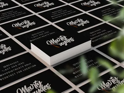 Marty Faydes Logo and Business Cards Design