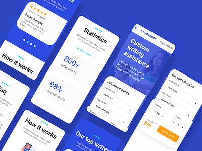UI/UX design for education website design education freelance interface service ui uidesign userinterface ux uxdesign webdesign website