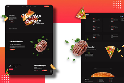 Title: Burger Shop animation burger design divi elementor graphic design illustration logo shop theme development ui unique ux web design website wix wordpress wordpress design wordpress development