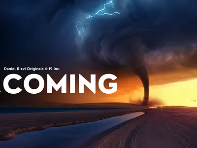 Coming Art© Digital Art + Poetry apocalypse boom branding calamity dark death end ending graphic design monsoon nature panicky tornado tsunami wallapaper