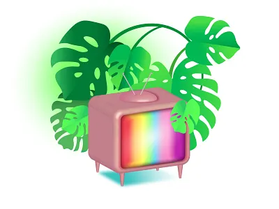 Nostalgy mood adobe illustrator childhood flat graphic design illustration illustrator summer television vibe