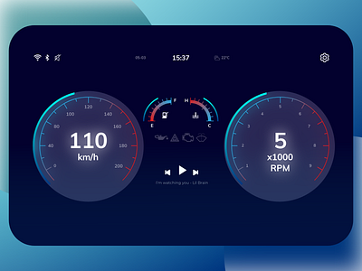 Car interface design car interface dailyui dailyuichallenge design uidesign