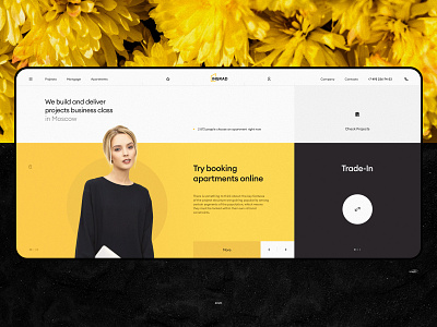 INGRAD | Concept branding design festival idaproject interface minimal real estate style typography ui ux web website