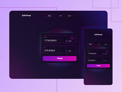 Crypto swap appdesign blockchain crypto design uidesign webapp