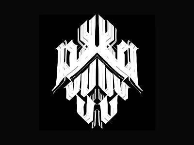 Experiment 2 abstract calligraphy composition letters shape