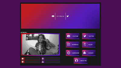 Overlay Package / Kyroh app branding design icon illustration logo overlay twitch typography ui ux vector