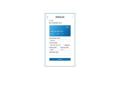 Credit Card Checkout #DailyUI #002 app design mobile design mobileapp ui ux
