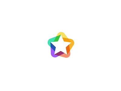 Collaboration Logo (For sale) abstract best performance branding collaboration colorful dynamic for sale unused buy group logo logo design modern logo performance star top performance transparancy