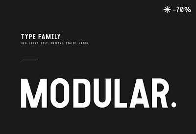 Modular Font branding bundle font fonts modern type typeface typographic ui