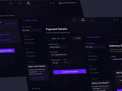 Checkout - BeatsFind app design app designer beats app beats web checkout design design app interface design interface designer logo product design ui uidesign web web design