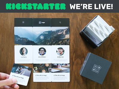 Live on Kickstarter! The New Wireframe Deck assets product tools ui ui kit ux ux design web design website wireframe wireframes