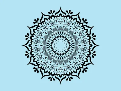 This is a simple mandala but it's look pretty digital art digitaldrawing illustration mandala mandala art mandala design mandalaart mandalas