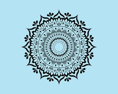 This is a simple mandala but it's look pretty digital art digitaldrawing illustration mandala mandala art mandala design mandalaart mandalas