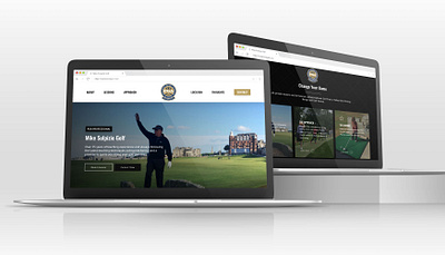 New Launch - Mike Suplpizio Golf design freelance design mockup webdesign website wordpress wordpress design