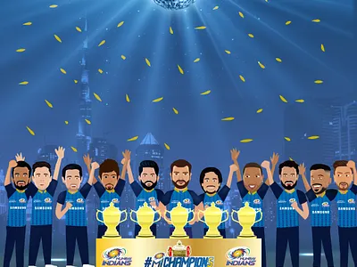 Mumbai Indians illustration