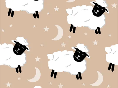 Sheep design illustration pattern sheep vector