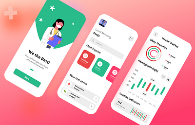 Mediclient aesthetic daily ui design doctor figma health icon illustration ui ux