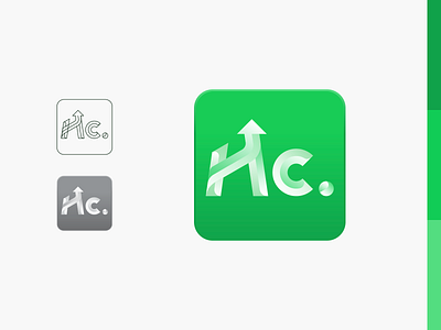 Hc. Logo arrow su branding branding design gradient logo letter logo logo logo design logo mark mark typography