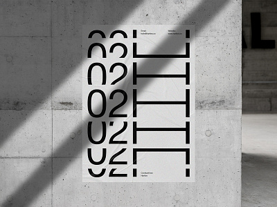 Glued Poster Mockups poster