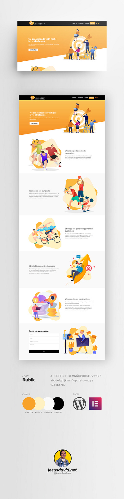 WordPress Web Design for Leads Zest web design wordpress