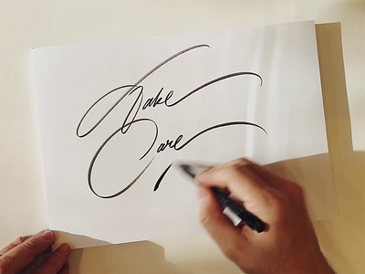 Take Care calligraphy care custom design flow handwritten illustration inspiration interesting lettering life logo personal script take takecare type ui unique zen