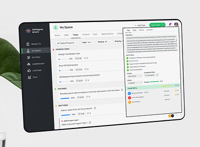 Employee Performance Management company dashboard designagency employee erp joblist jobs organization organization chart performance performance management productdesign quiz rating task management theinfinitecanvas uidesign uxdesign webdesign