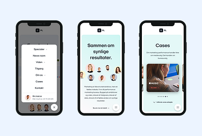 Mobile Web Design - PL & Partners design landing page mobile web ui ux web web design webdesign