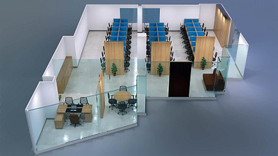 BPO Floor Plan 3d 3dsmax coronarender exterior floor plan interior