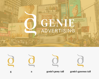 Genie Advertising a logo ad agency advertisement logo advertising branding dailylogo dailylogochallenge design graphic design logo logo conecpt logo design logo designer logodesign logodesigner logodesignersclub logodesigns marketing marketing logo monogram