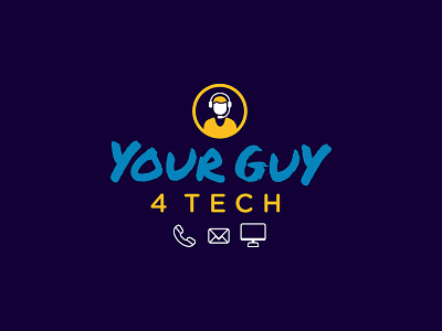 Your Guy 4 Tech Branding - Logo branding logo startup support tech