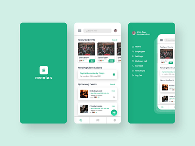 Event Management App 2021 best design app design clean clean ui design event event booking app event management minimal minimalist mobile app trend trendy ui ui design uiux ux