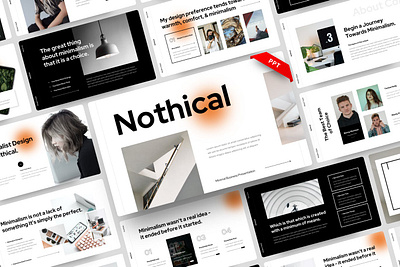 Nothical - Minimal Business Presentation Template 3d animation branding clean corporate design elegant graphic design illustration logo modern motion graphics multipurpose photography pitch deck presentation presentation template template website