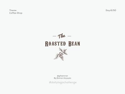 Coffee Shop- Daily Logo Challenge: Day 6 bean logo branding coffee shop coffee vintage logo design graphic design icon letter logo logo typography vector