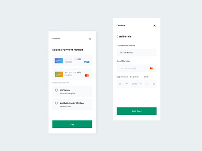 Payment Method/Add Card app design e commerce icon typography ui ux