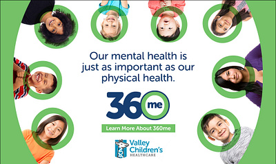 360me Campaign advertising branding campaign children happy healthcare kids logo mental health wellness