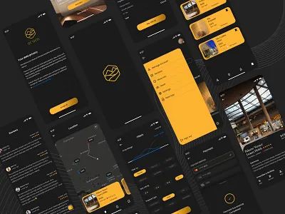 HEMON - Hotel Booking App (All Screens) booking app hotel hotel booking hotel booking app mobile app mobile design ui design uiui ux