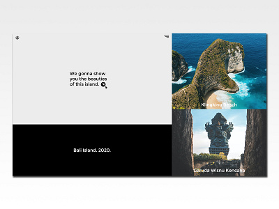 Homepage Travel Bali Website bali graphic design homepage indonesia photoshop travel travelling ui design website