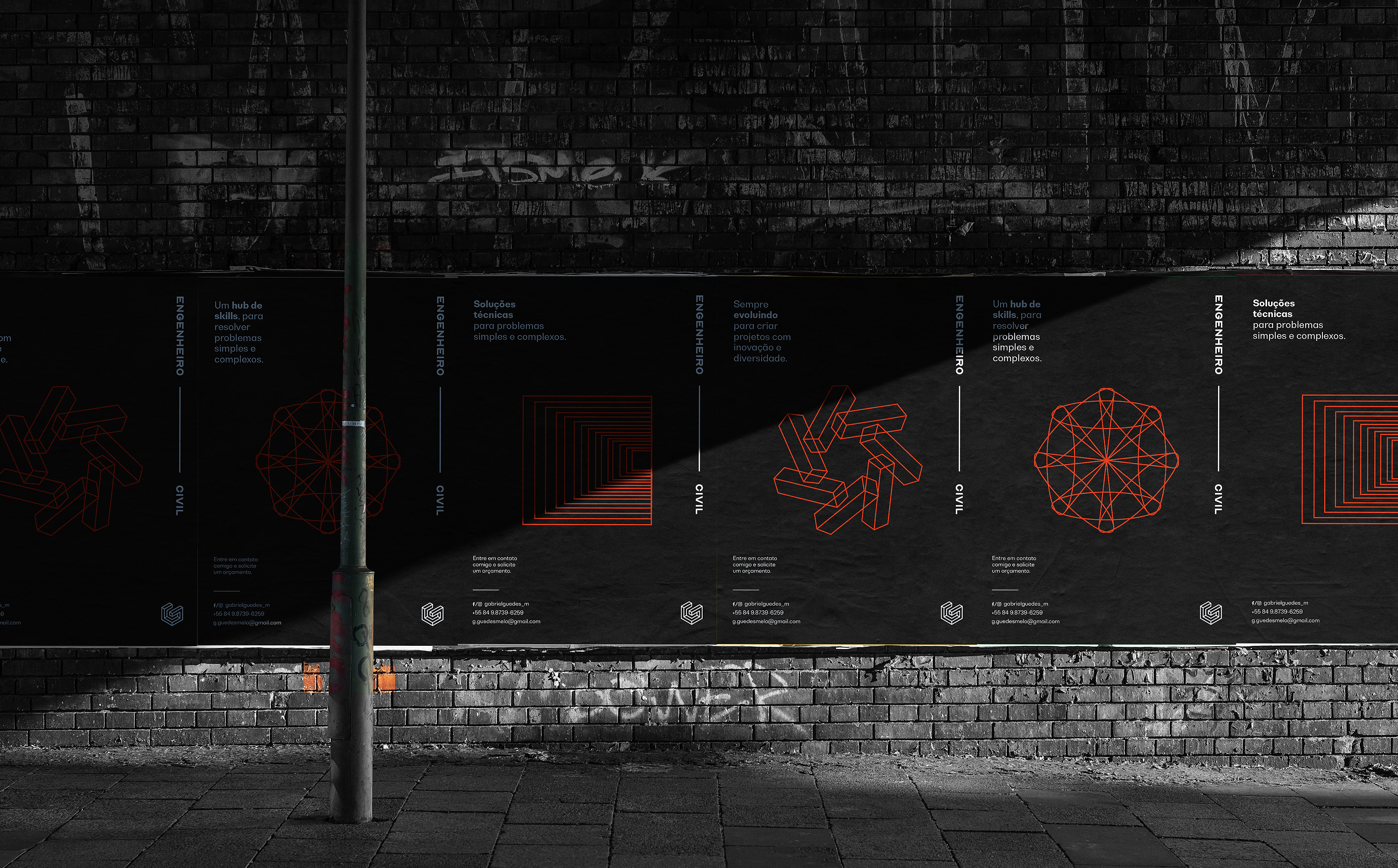 Example of BRANDING / CIVIL ENGINEER GABRIEL GUEDES