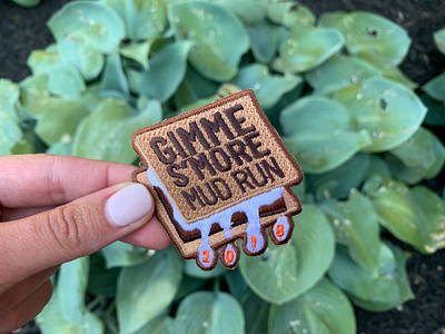 Gimme S'more Mud Run Patch (2018) illustration